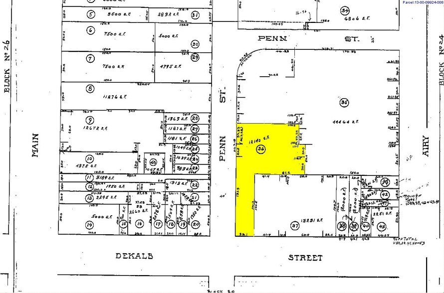 401 Dekalb St, Norristown, PA à louer - Plan cadastral – Image 3 sur 15