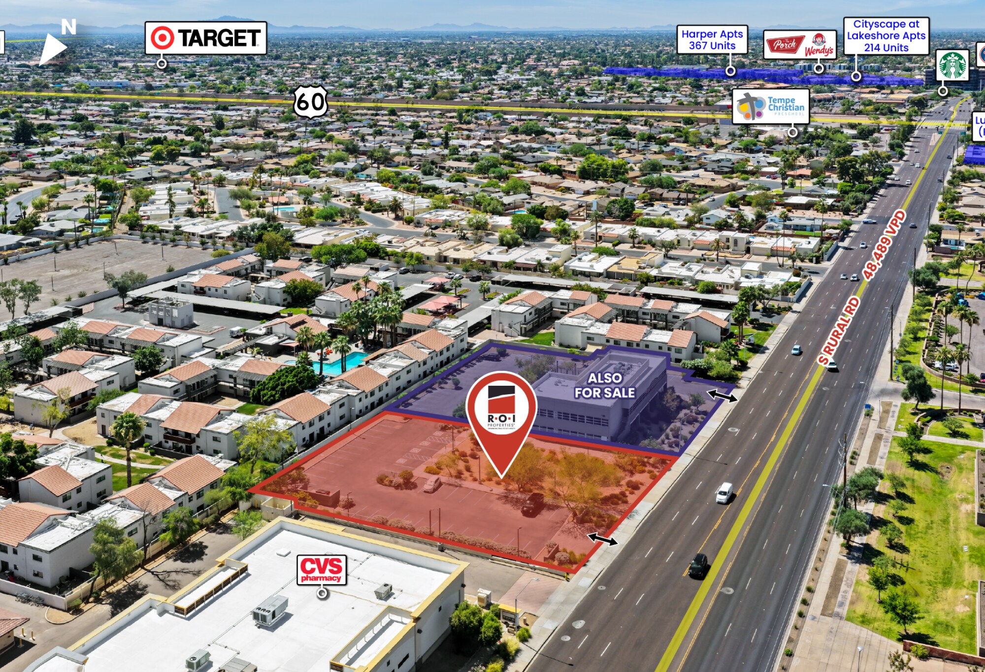 3353 Rural rd, Tempe, AZ à vendre Photo de l’immeuble– Image 1 sur 4