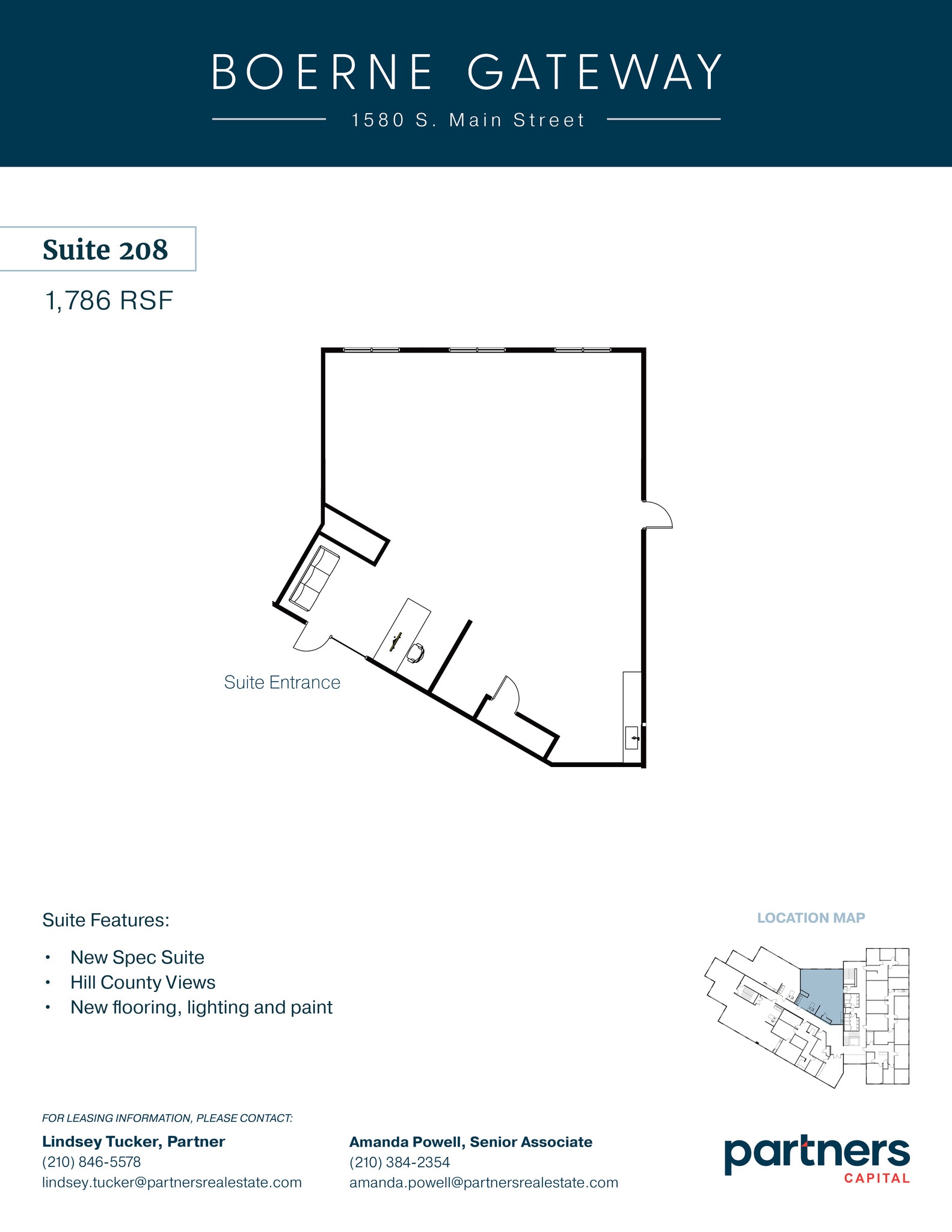 1580 S Main St, Boerne, TX à vendre Plan d’étage– Image 1 sur 1