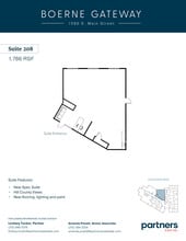 1580 S Main St, Boerne, TX à vendre Plan d’étage– Image 1 sur 1