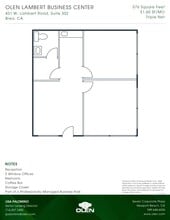 471 W Lambert Rd, Brea, CA à louer Plan d’étage– Image 1 sur 1
