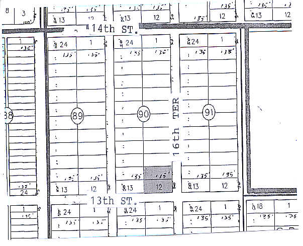 1301 NE 16th Ter, Fort Lauderdale, FL à vendre - Plan cadastral – Image 2 sur 2