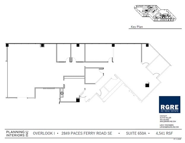 2849 Paces Ferry Rd SE, Atlanta, GA à louer Plan d’étage– Image 1 sur 1