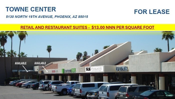 5130 N 19th Ave, Phoenix, AZ à louer Photo de l’immeuble– Image 1 sur 5