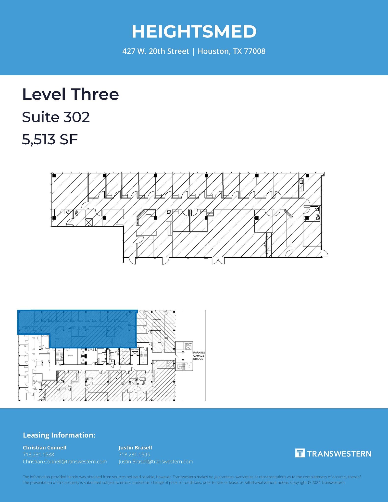427 W 20th St, Houston, TX à louer Plan d’étage– Image 1 sur 1