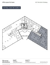 607 Herndon Pky, Herndon, VA à louer Plan d’étage– Image 1 sur 1