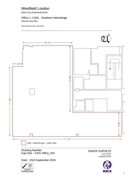 Ariel Way, Londres à louer - Plan d’étage – Image 2 sur 5