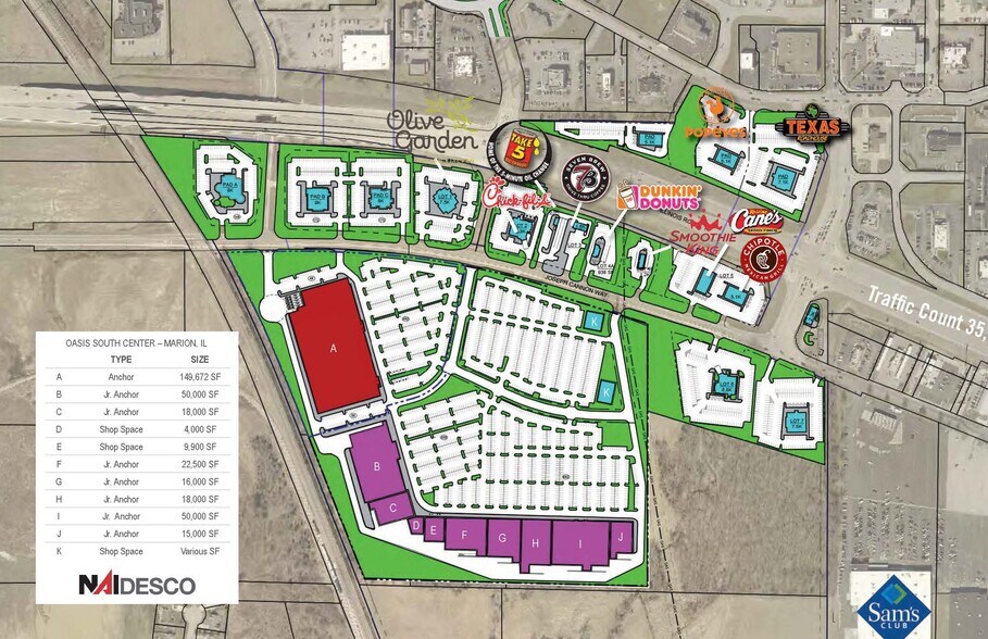 Outer Dr, Marion, IL à louer - Plan de site – Image 1 sur 1
