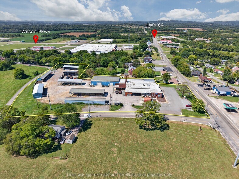 1404 Washington St W, Fayetteville, TN à vendre - Aérien – Image 3 sur 16