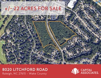 Plus de détails pour 8020 Litchford Rd, Raleigh, NC - Terrain à vendre