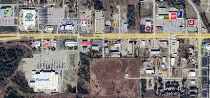 2710 W Central Ave, El Dorado, KS - VUE AÉRIENNE  vue de carte