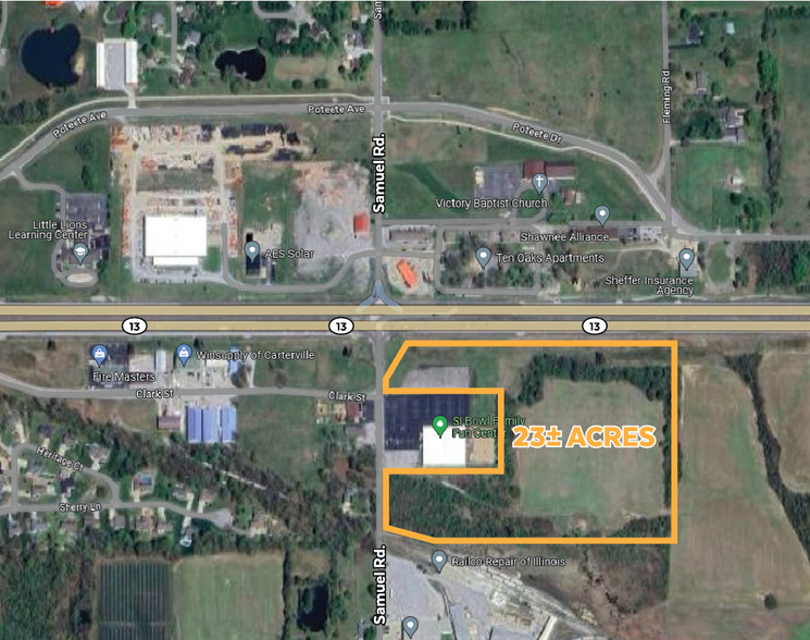 Hwy 13 & Samuel Rd, Carterville, IL à vendre - Photo de l’immeuble – Image 1 sur 2