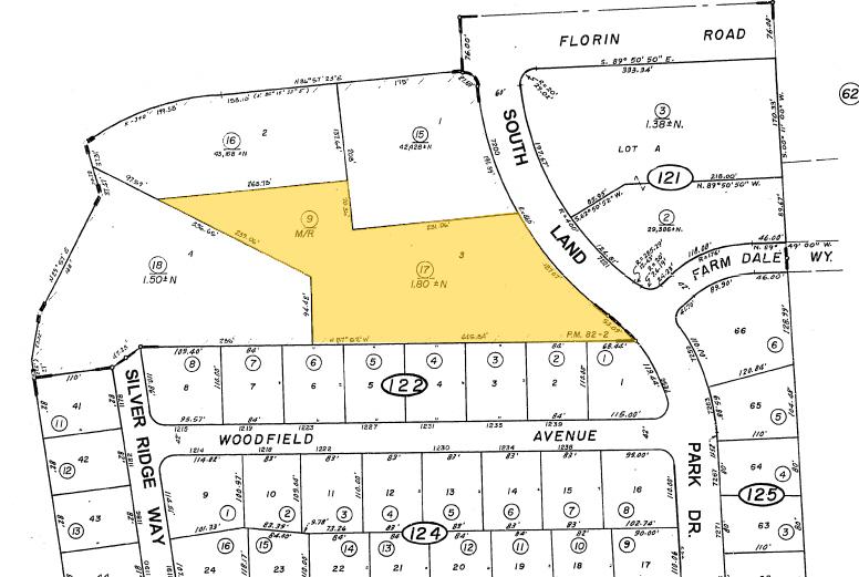 7230 S Land Park Dr, Sacramento, CA à louer - Plan cadastral – Image 2 sur 2