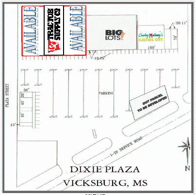 1800 S Frontage Rd, Vicksburg, MS à louer - Photo de l’immeuble – Image 2 sur 3