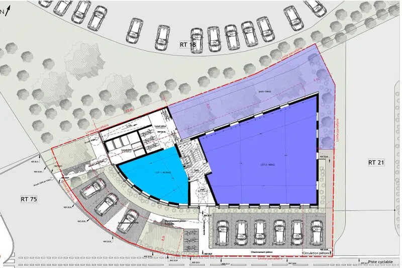 Bureau dans Montpellier à louer - Plan d’étage – Image 2 sur 3