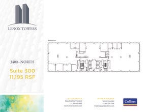 3400 Peachtree Rd NE, Atlanta, GA à louer Plan d’étage– Image 1 sur 1