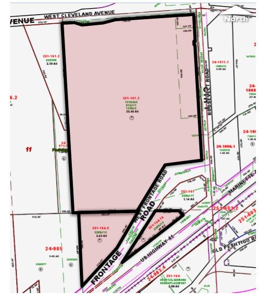 Hwy 41 & Roosevelt Rd, Marinette, WI à vendre - Plan de site – Image 2 sur 3
