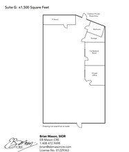 2360 S Bascom Ave, Campbell, CA à louer Plan d’étage– Image 1 sur 2