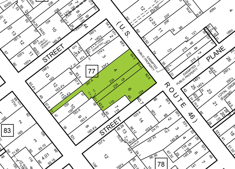 232 Main St, Hackettstown, NJ à vendre - Plan cadastral – Image 2 sur 12