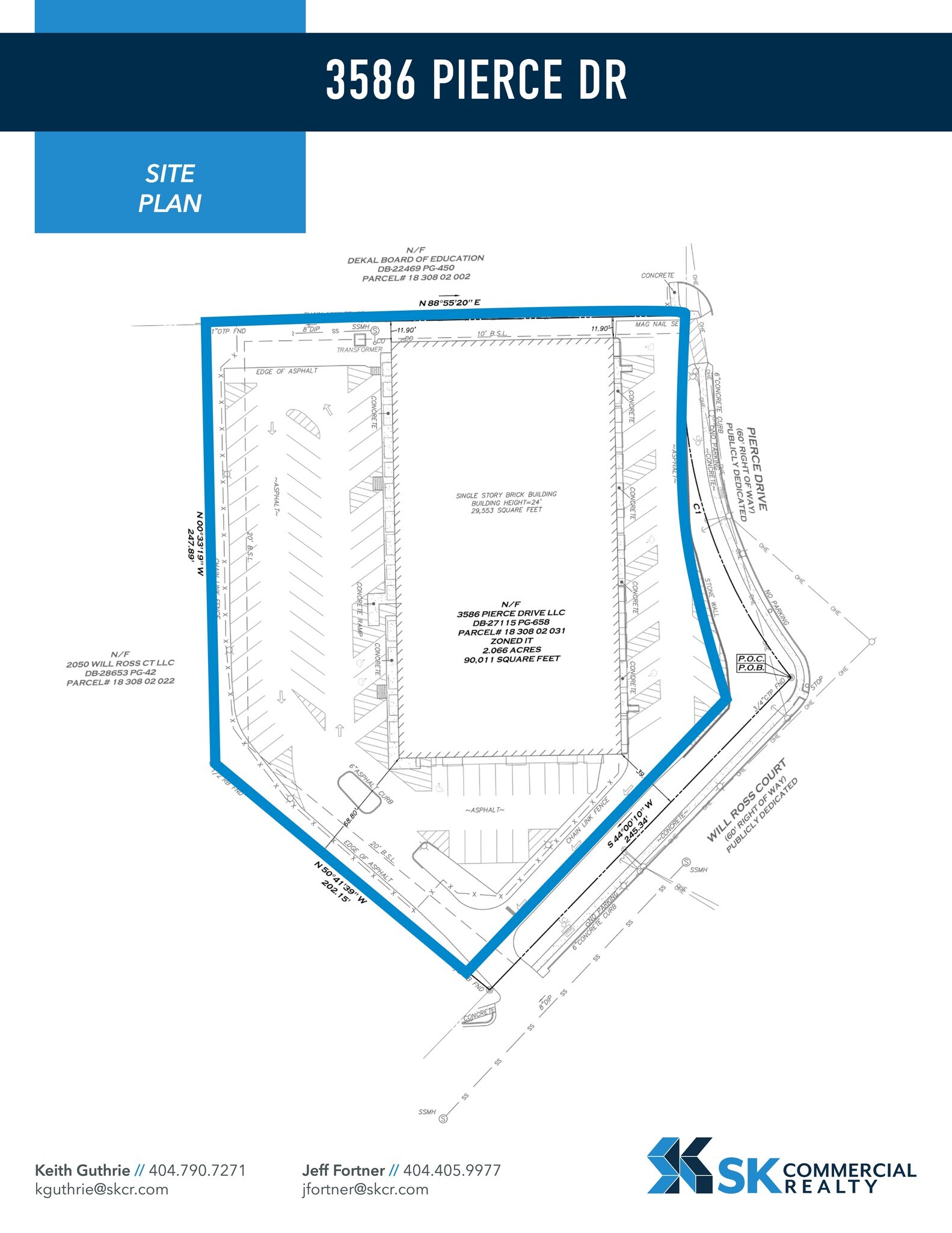 3586 Pierce Dr NE, Chamblee, GA à vendre Plan d’étage– Image 1 sur 2