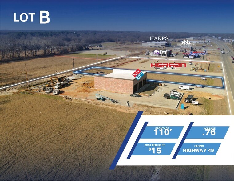 Hwy 49, Brookland, AR à vendre - Photo principale – Image 1 sur 3