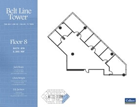 7920 Belt Line Rd, Dallas, TX à louer Plan d’étage– Image 1 sur 1