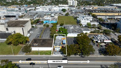 1341 NW 20th St, Miami, FL - VUE AÉRIENNE  vue de carte - Image1