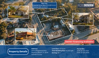 Plus de détails pour 639 N Ridgewood Ave, Daytona Beach, FL - Local commercial à vendre