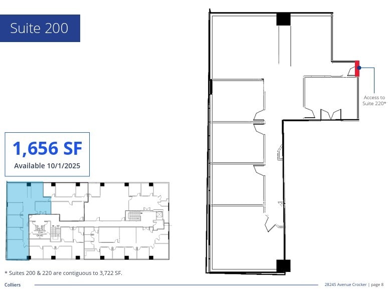 28245 Avenue Crocker, Valencia, CA à louer Plan d’étage– Image 1 sur 2