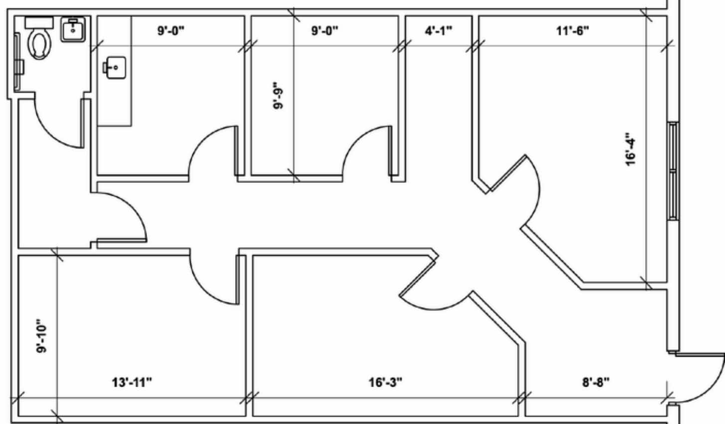 13300 McCormick Dr, Tampa, FL à louer Plan d’étage– Image 1 sur 2