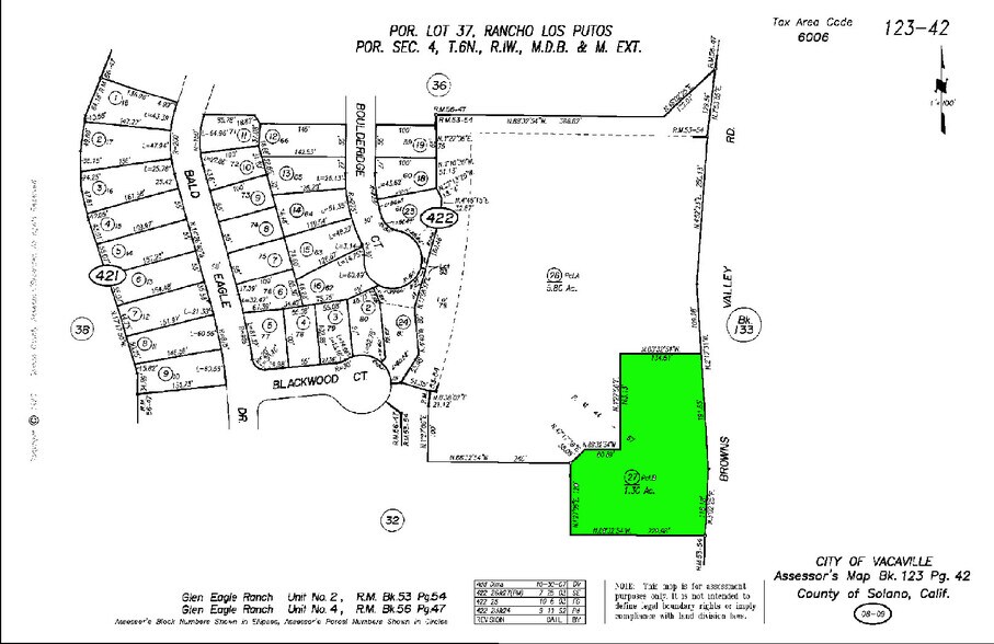 ______, Vacaville, CA à vendre - Plan cadastral – Image 2 sur 3