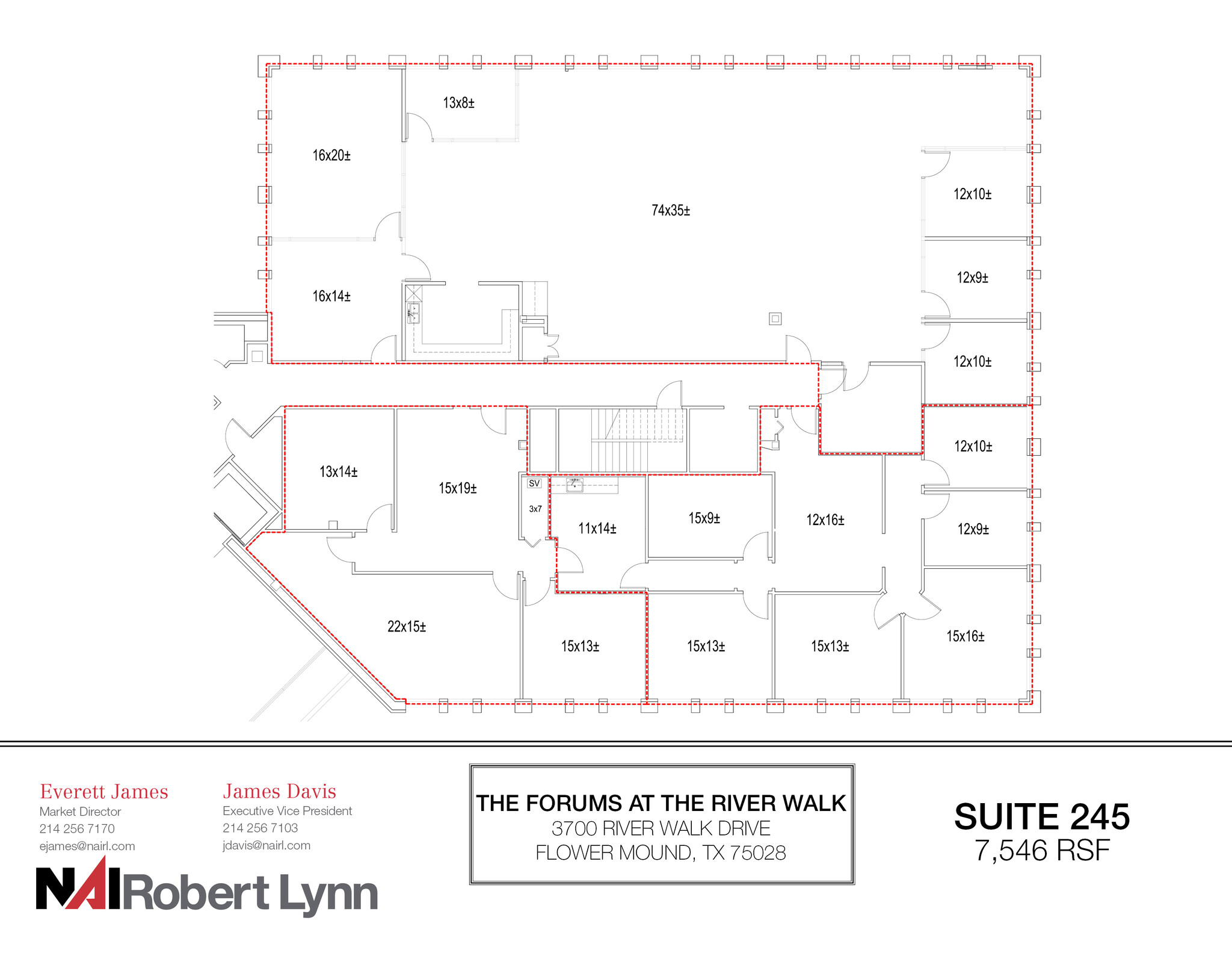 3700 River Walk Dr, Flower Mound, TX à louer Plan d’étage– Image 1 sur 1