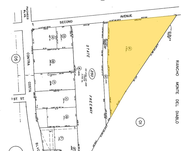 110 2nd Ave S, Pacheco, CA à louer - Plan cadastral – Image 3 sur 11