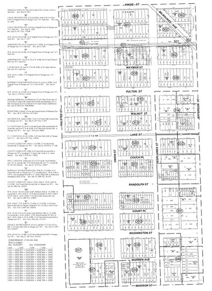 600 W Washington Blvd, Chicago, IL à vendre - Plan cadastral – Image 3 sur 3