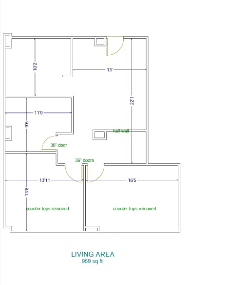 17 Forest Ave, Fond Du Lac, WI à louer Plan d’étage– Image 1 sur 1