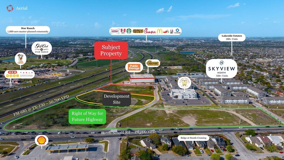 2535 FM 685, Hutto, TX à vendre - Aérien – Image 3 sur 5