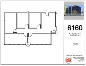 6160 N Cicero Ave, Chicago, IL à louer Plan d’étage– Image 1 sur 7