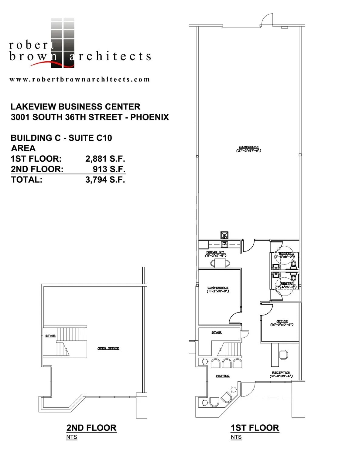 3001 S 35th St, Phoenix, AZ à louer Plan d’étage– Image 1 sur 1