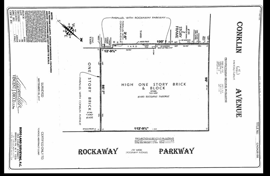 1480 Rockaway Pky, Brooklyn, NY à louer - Plan cadastral – Image 3 sur 3