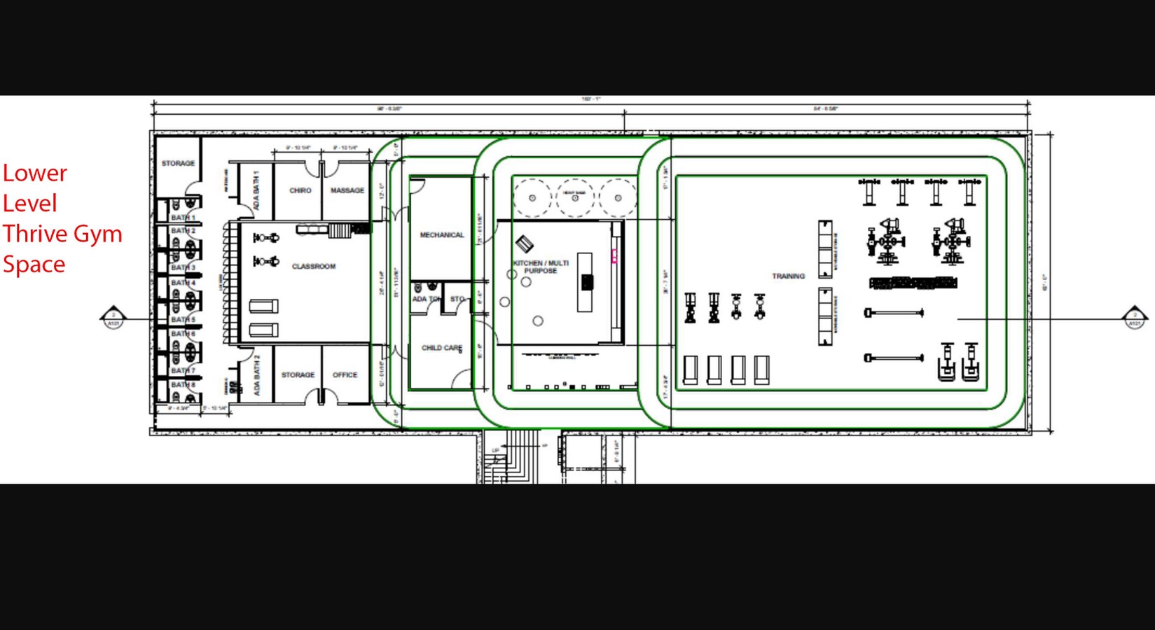 2205 Grantview Dr, Coralville, IA 52241 - Lot Thrive Gym -  - Plan d’étage - Image 1 of 1