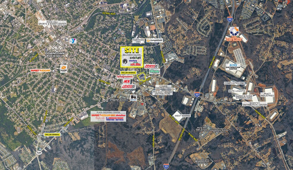 1347 E Main St, Rock Hill, SC à vendre - Photo de l’immeuble – Image 2 sur 5