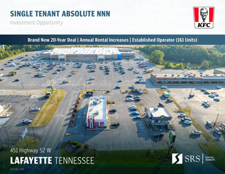 Plus de détails pour 451 Highway 52 Byp W, Lafayette, TN - Local commercial à vendre