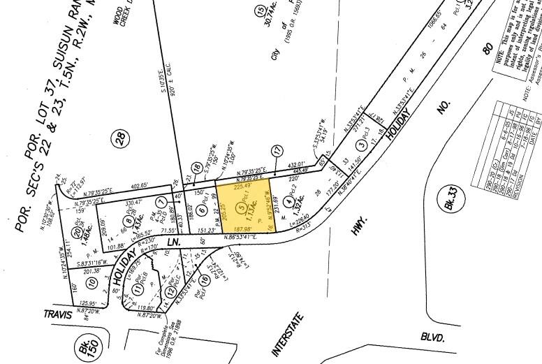 1495 Holiday Ln, Fairfield, CA à vendre - Plan cadastral – Image 2 sur 4