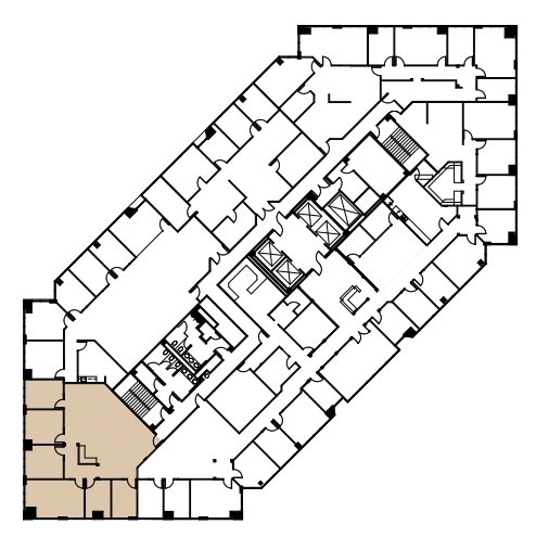 501 W Broadway, San Diego, CA à louer Plan d’étage– Image 1 sur 1
