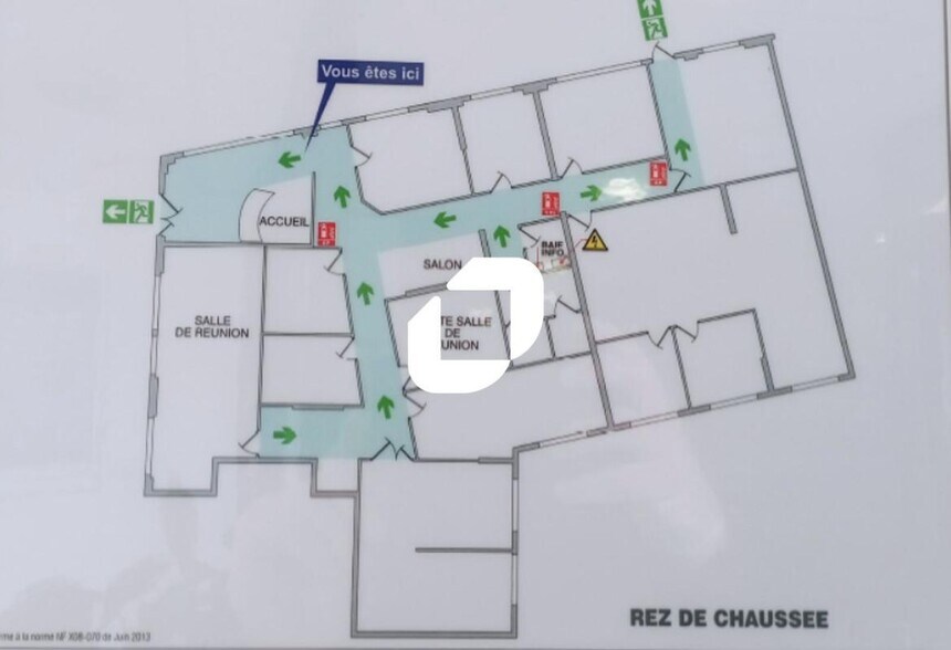 Local commercial dans Échirolles à louer - Plan d’étage – Image 2 sur 2
