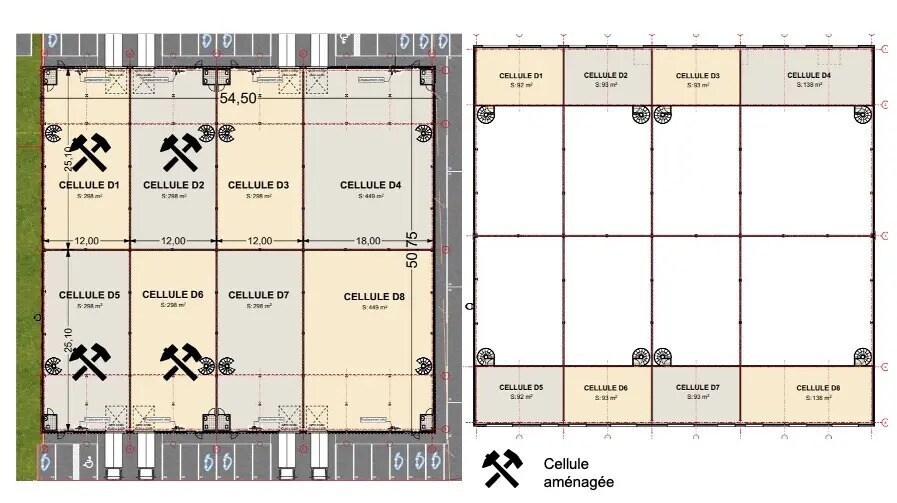 Industriel/Logistique dans Seclin à louer - Plan d’étage – Image 3 sur 4