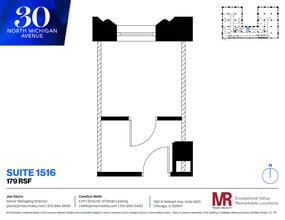 30 N Michigan Ave, Chicago, IL à louer Plan d’étage– Image 1 sur 1