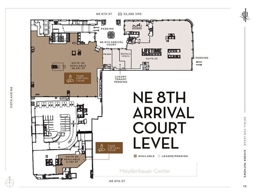 11111 NE 8th St, Bellevue, WA à louer Plan d’étage– Image 1 sur 1