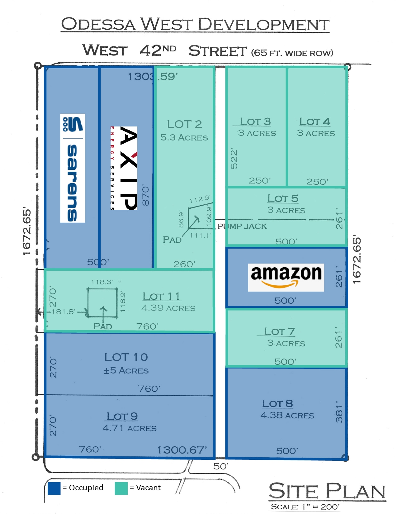 TBD Lot 4 W 42nd St, Odessa, TX à louer Plan de site– Image 1 sur 1