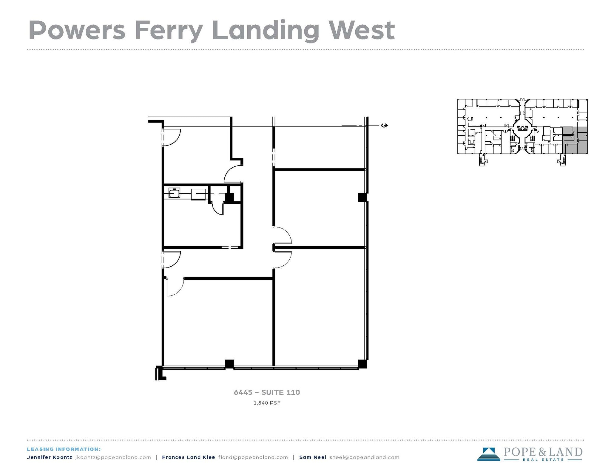 6445 Powers Ferry Rd NW, Atlanta, GA à louer Photo intérieure– Image 1 sur 2